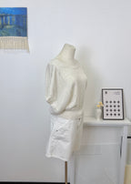 Stitch Batwing Sleeve Knit Vest