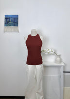 Inner Shoulder Textured Knit Top