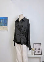 Satin Long Sleeve Shirt