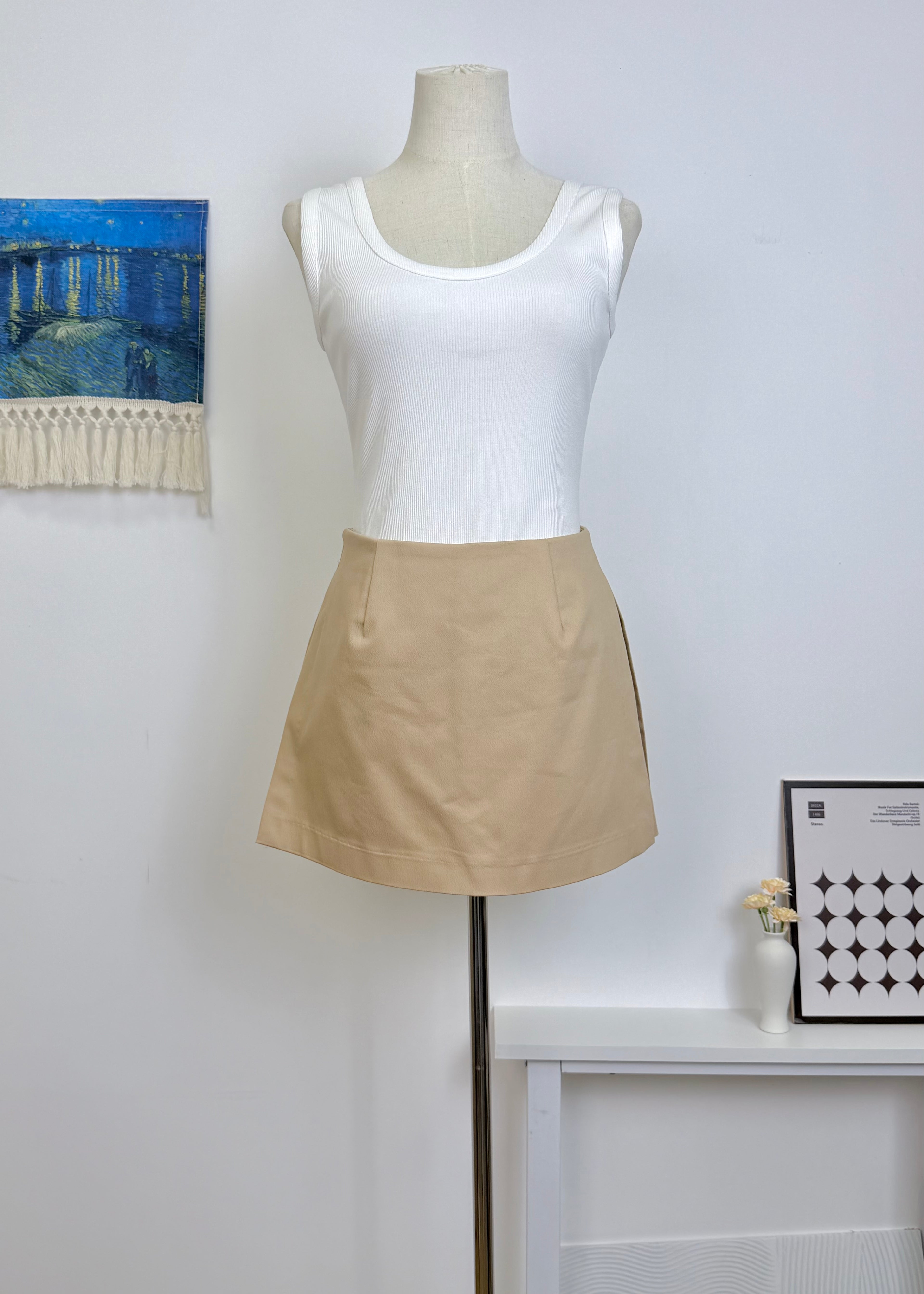 High Waist Skort