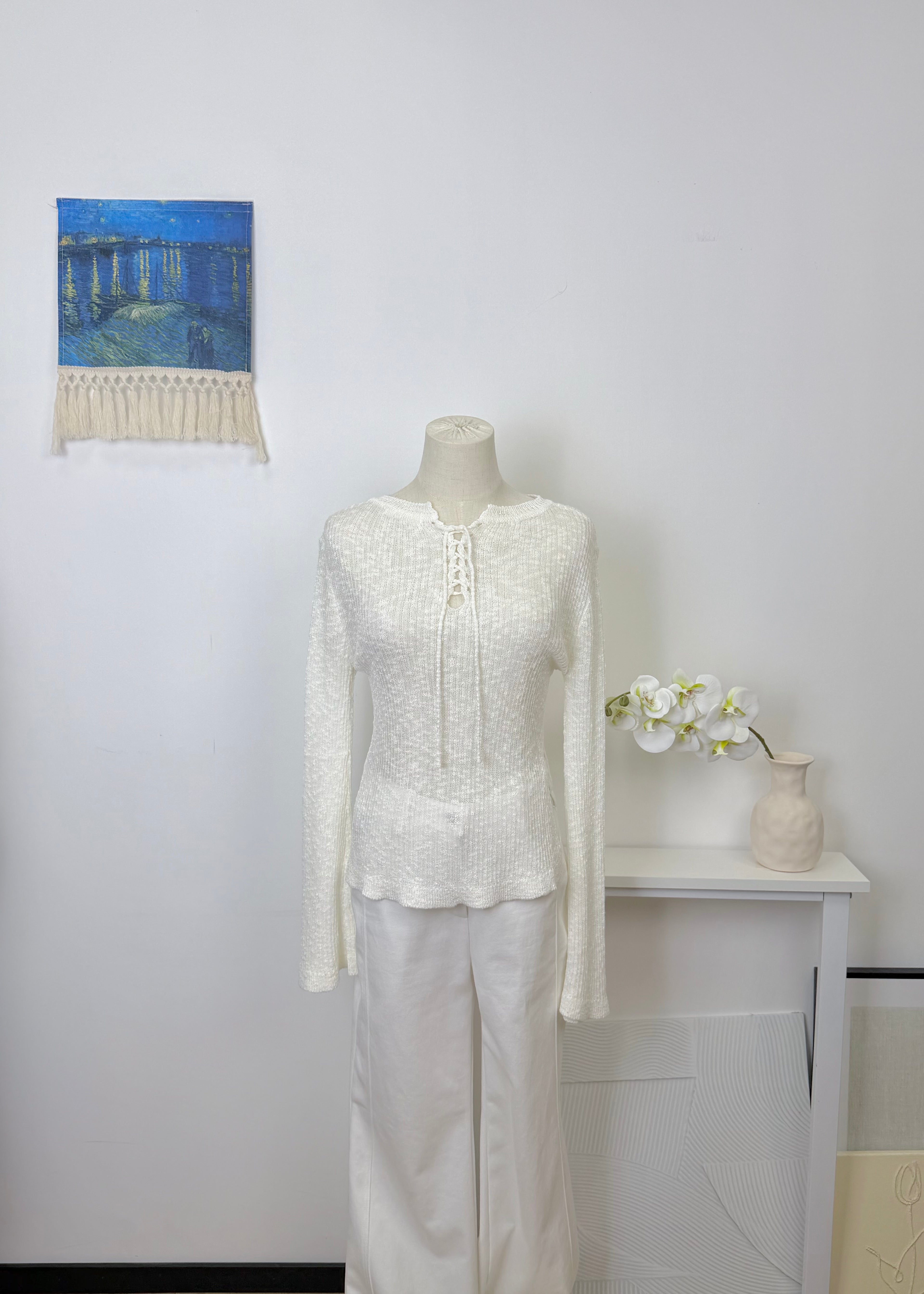 Reversible Back Tie Flare UV Top