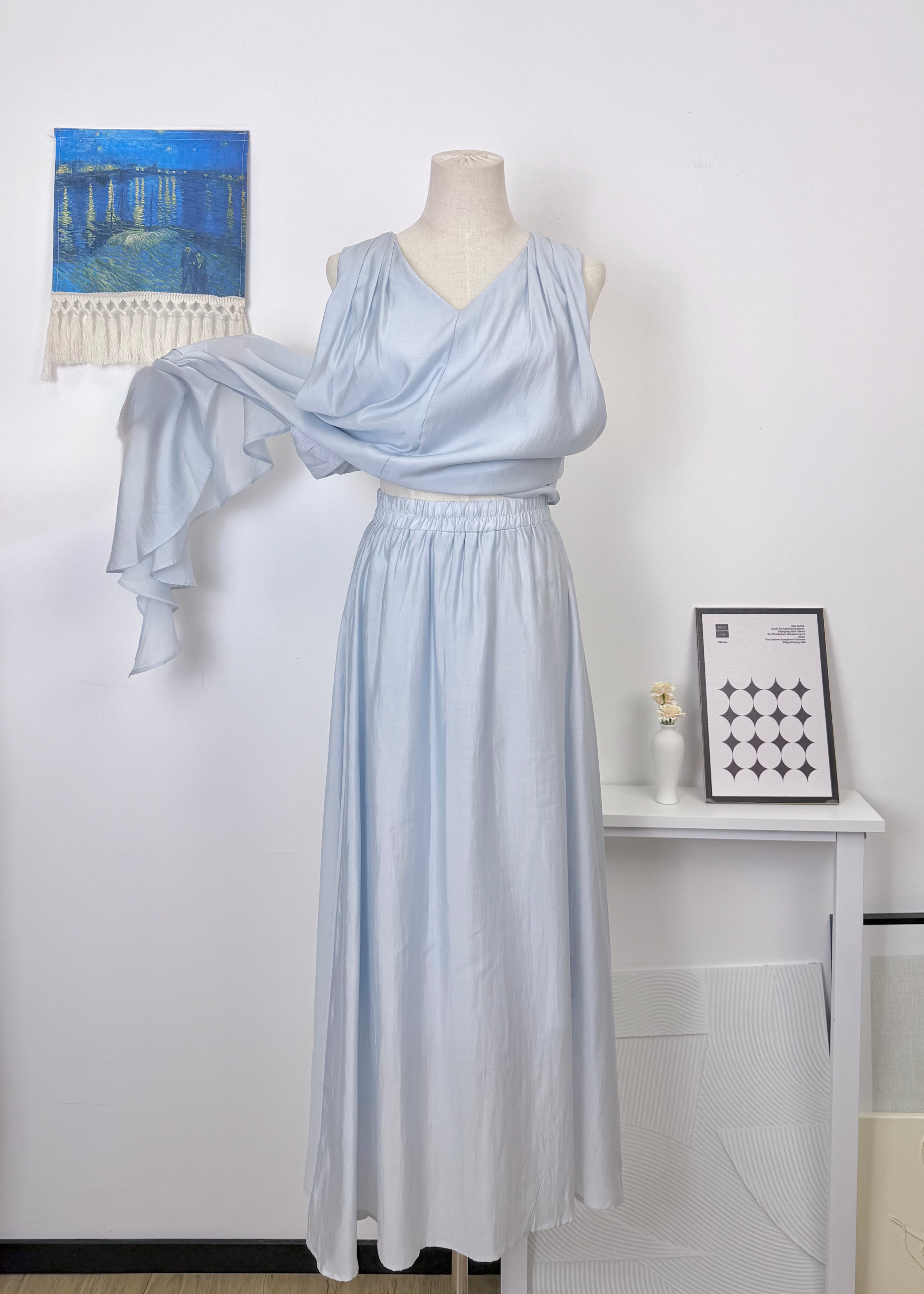Ruffle Set Dress