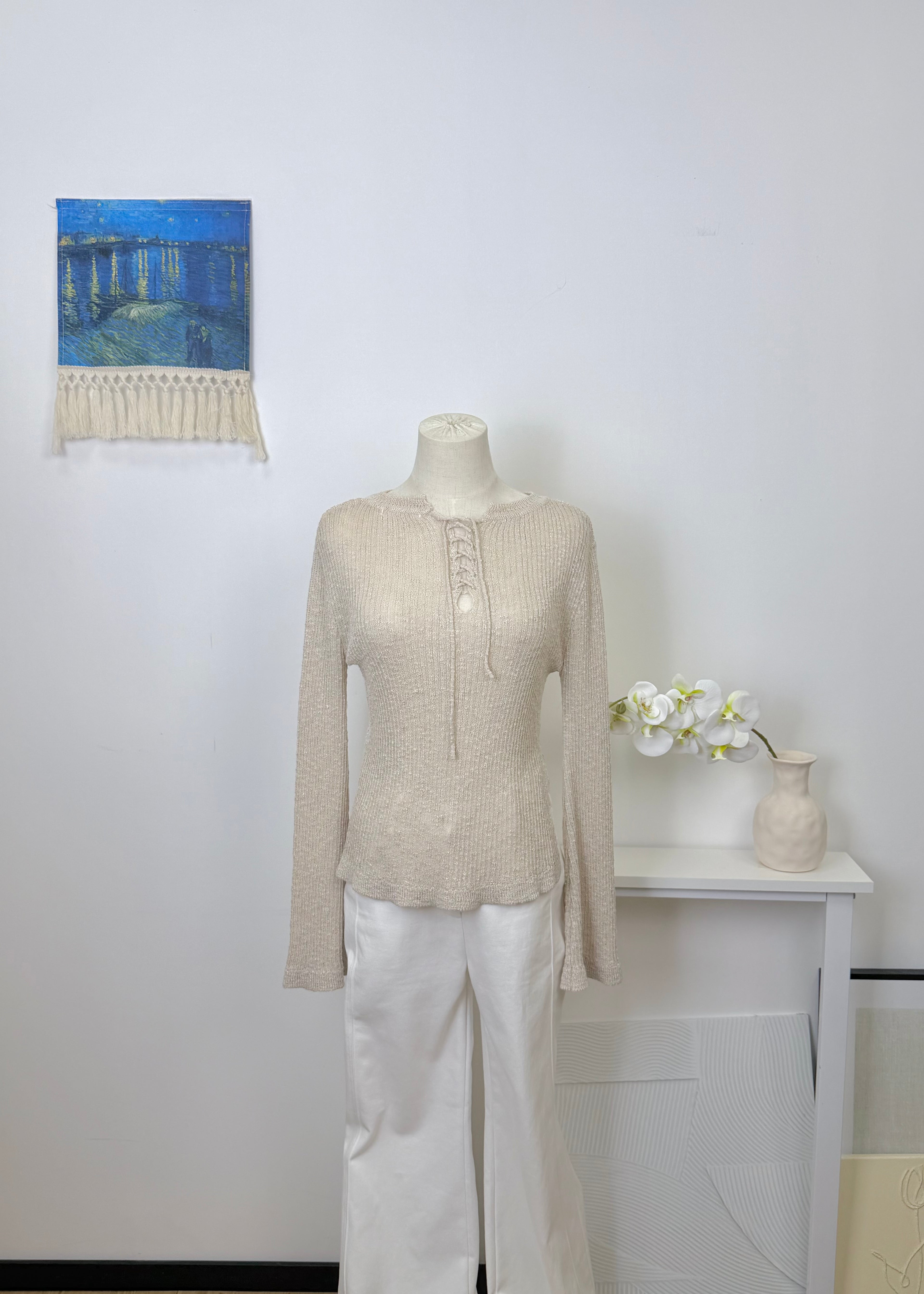 Reversible Back Tie Flare UV Top