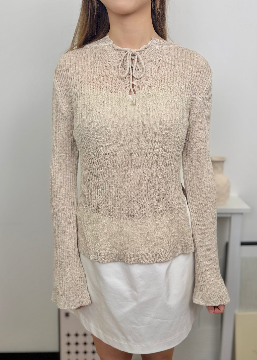 Reversible Back Tie Flare UV Top