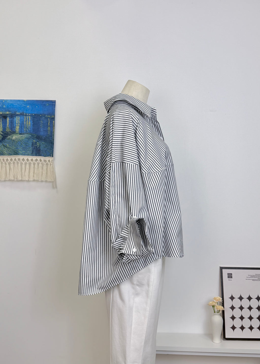 Spliced Drop Shoulder Shirt