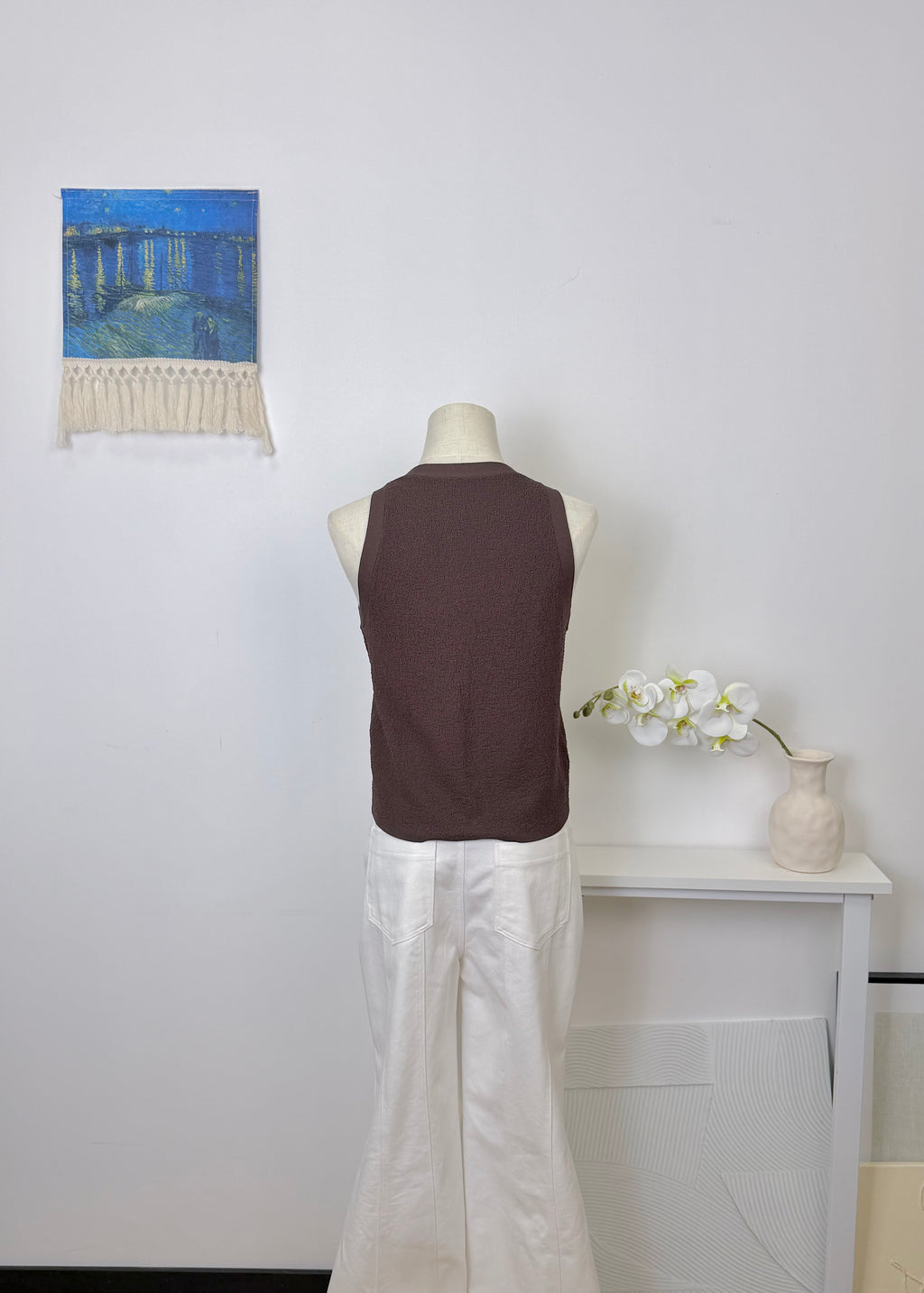 V Neck Knit Vest