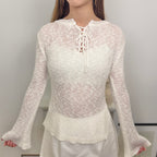 Reversible Back Tie Flare UV Top