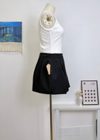 High Waist A-Line Ball Ball Skirt