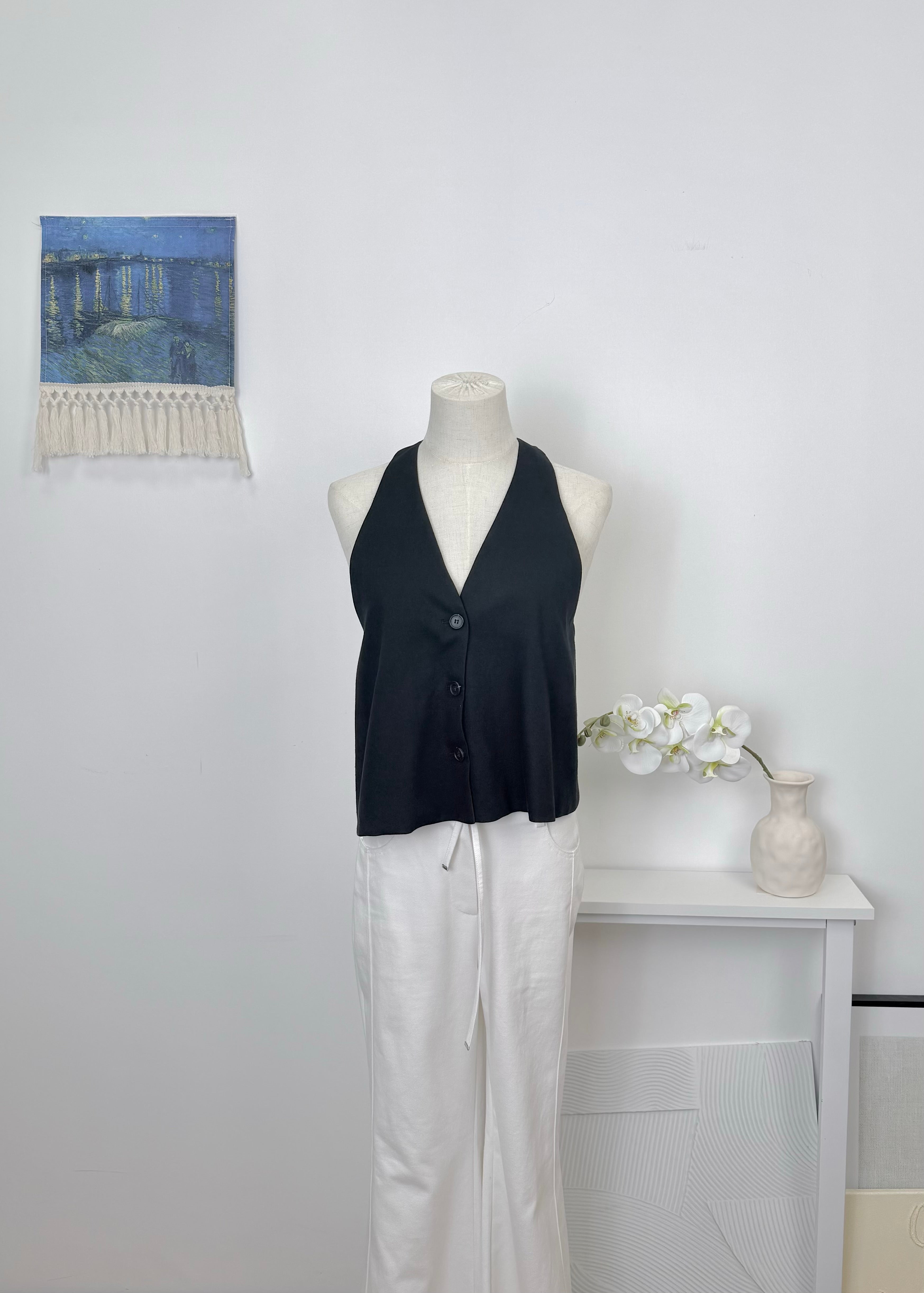 Stylish Back Waistcoat Vest