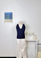 V Neck Knit Vest