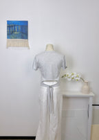 Tie Hem Cropped Tee