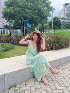 Floral Ruffle Maxi Dress