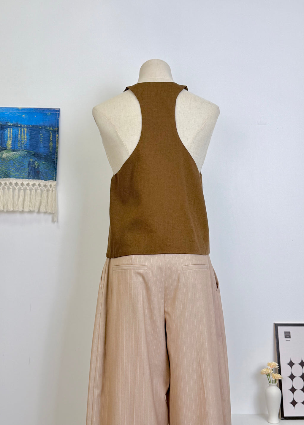 Stylish Back Waistcoat Vest