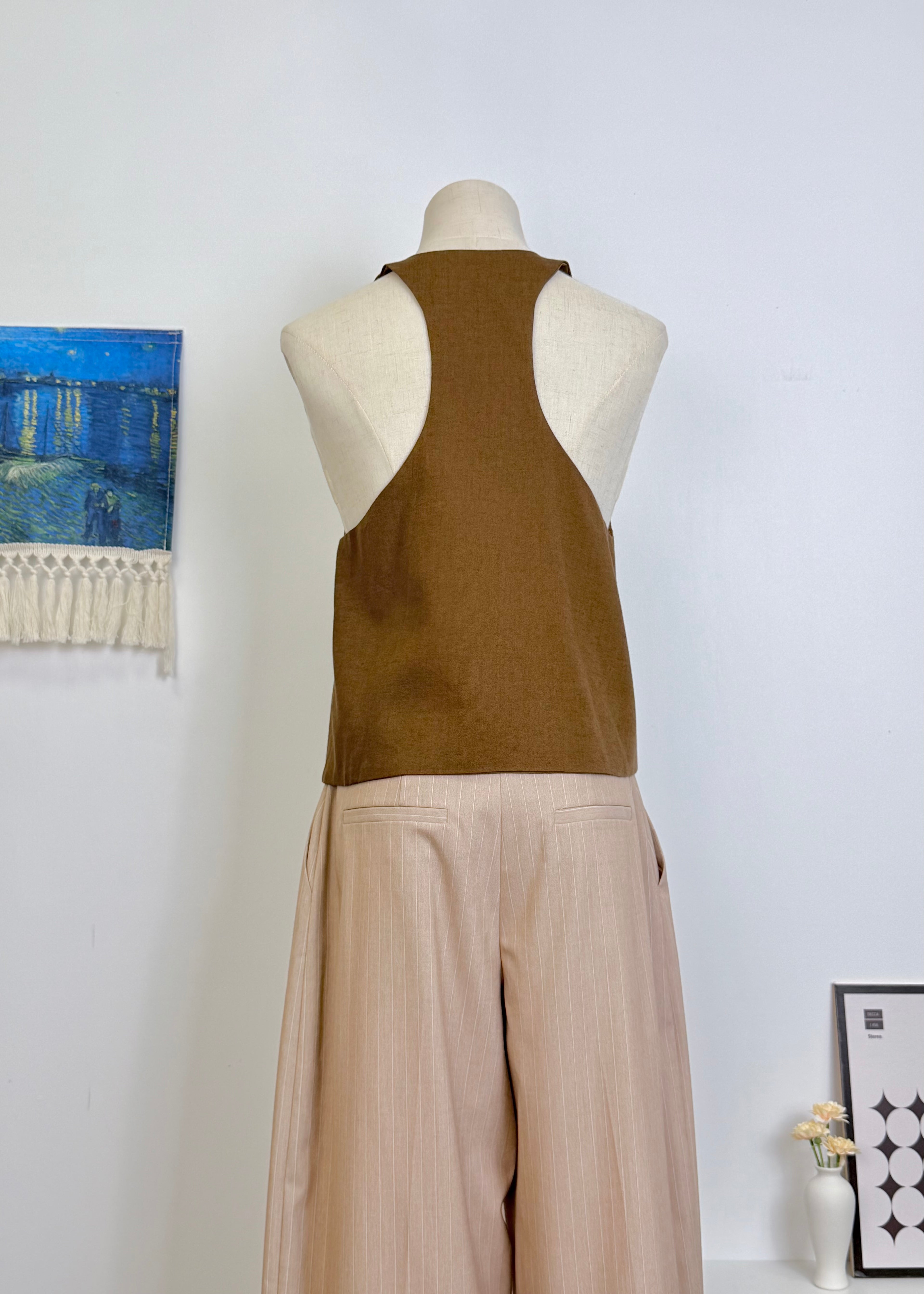 Stylish Back Waistcoat Vest