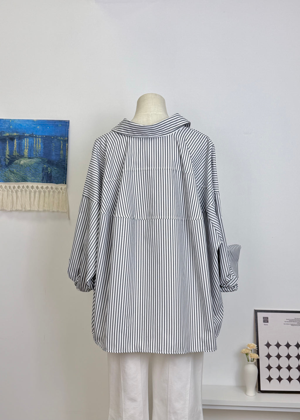 Spliced Drop Shoulder Shirt