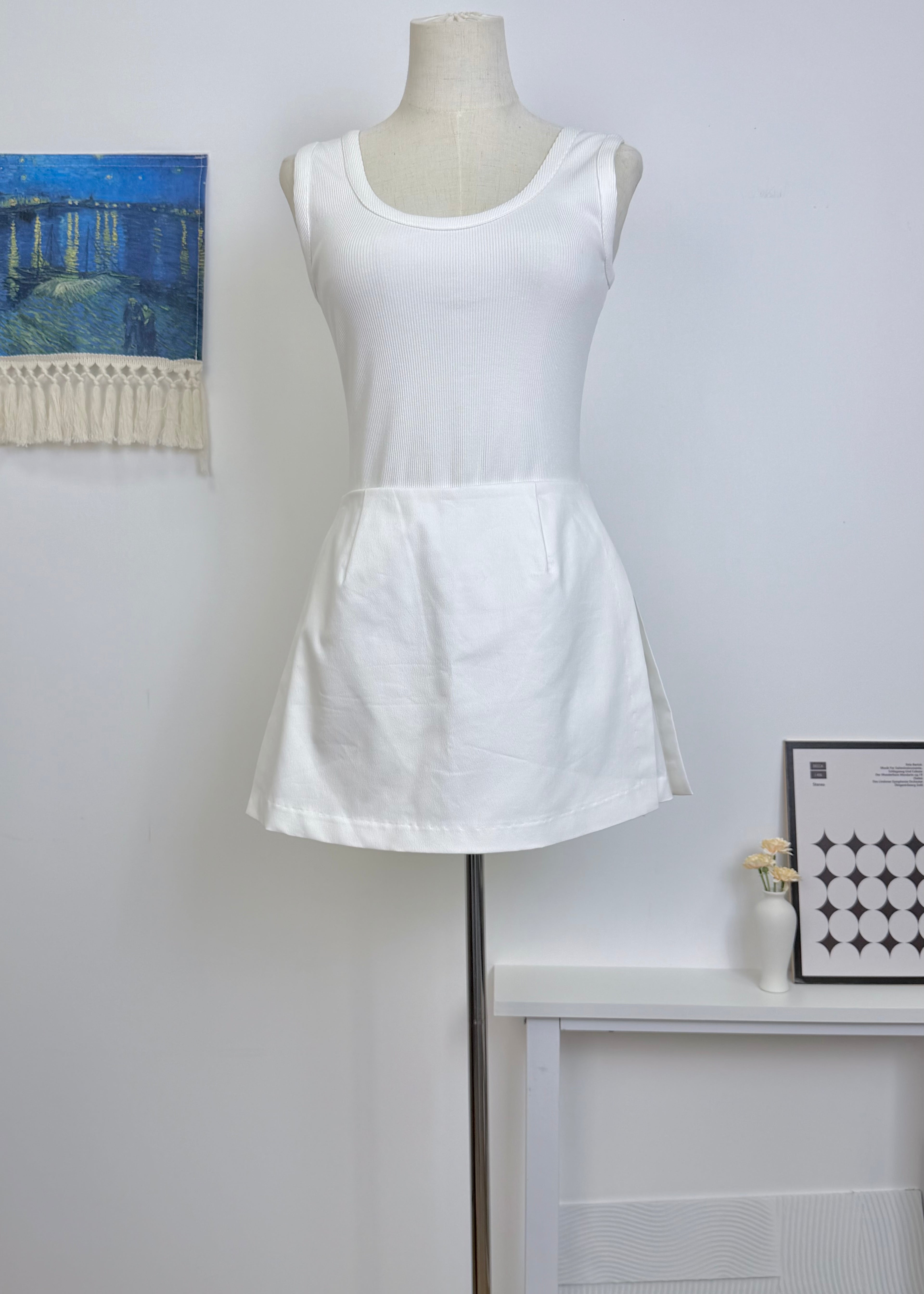 High Waist Skort