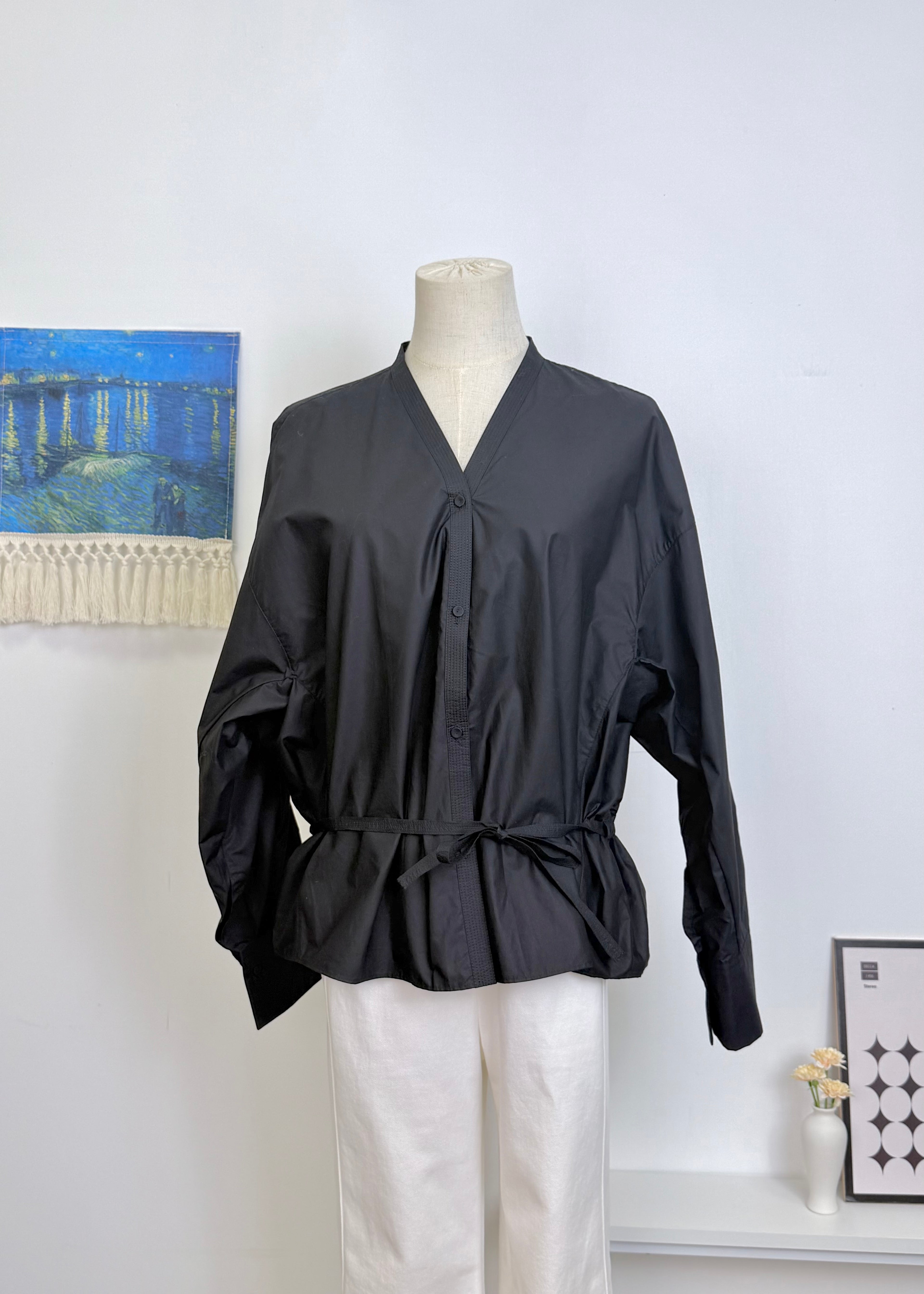 Rhombus long sleeve shirt