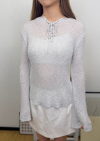 Reversible Back Tie Flare UV Top