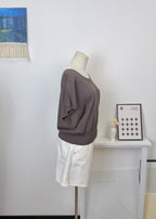 Stitch Batwing Sleeve Knit Vest