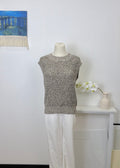 Marled Chunky Knit Vest