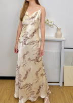 Splash Ink Satin Dress