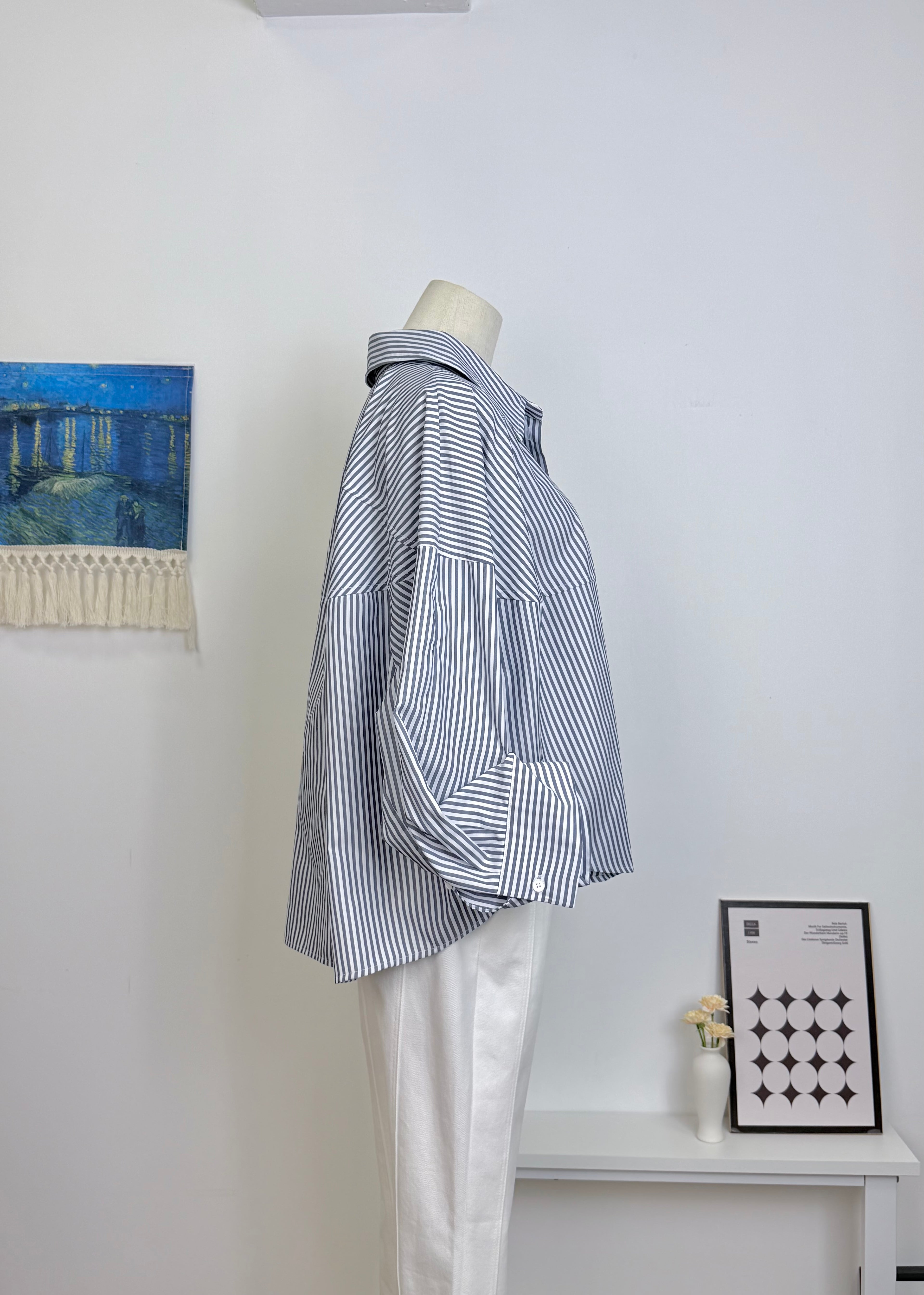 Spliced Drop Shoulder Shirt