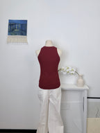 Inner Shoulder Textured Knit Top
