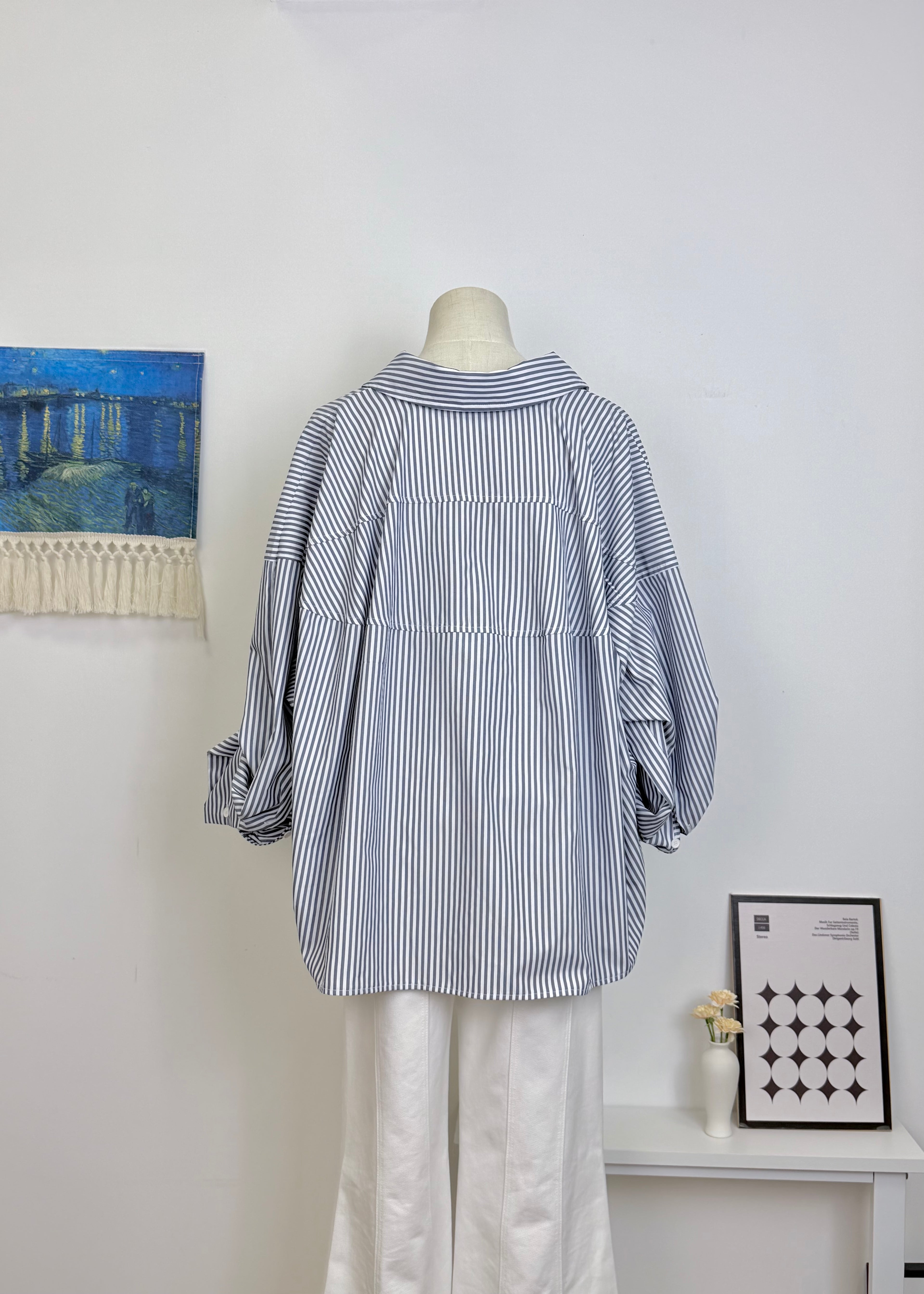 Spliced Drop Shoulder Shirt