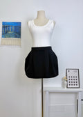 High Waist A-Line Ball Ball Skirt