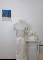 Tie Hem Cropped Tee