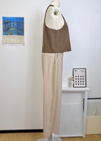 Wide Leg Suit Pants