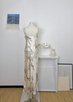 Splash Ink Satin Dress