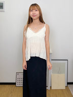 Lace Crinkle Camisole Top