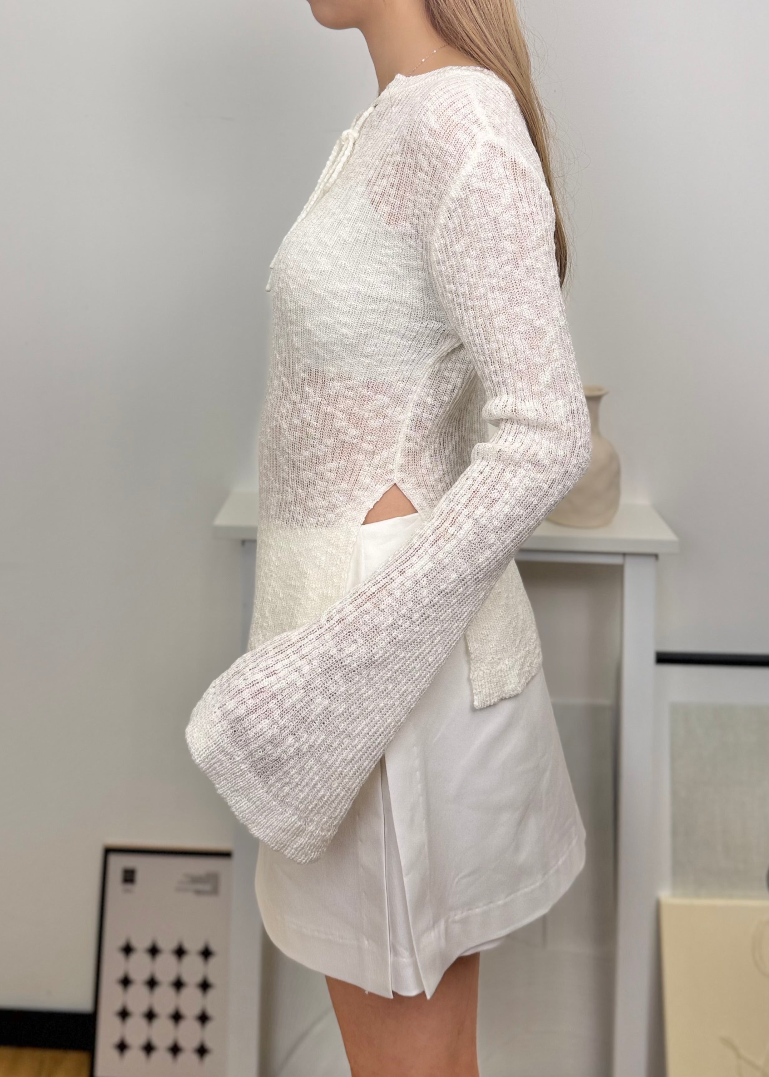 Reversible Back Tie Flare UV Top